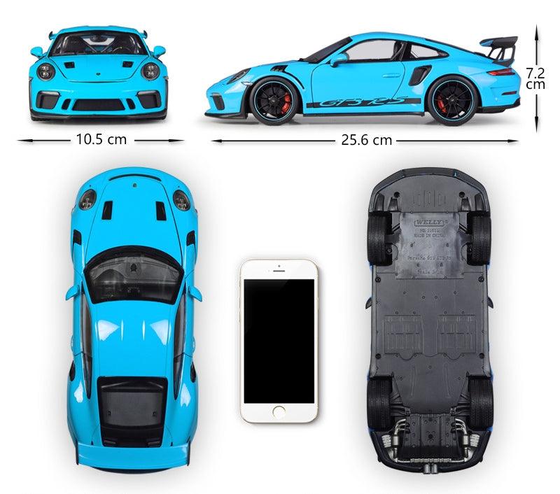 Welly - 1:18 Porsche 911 GT3 RS Alloy Model Car - inshobby.com