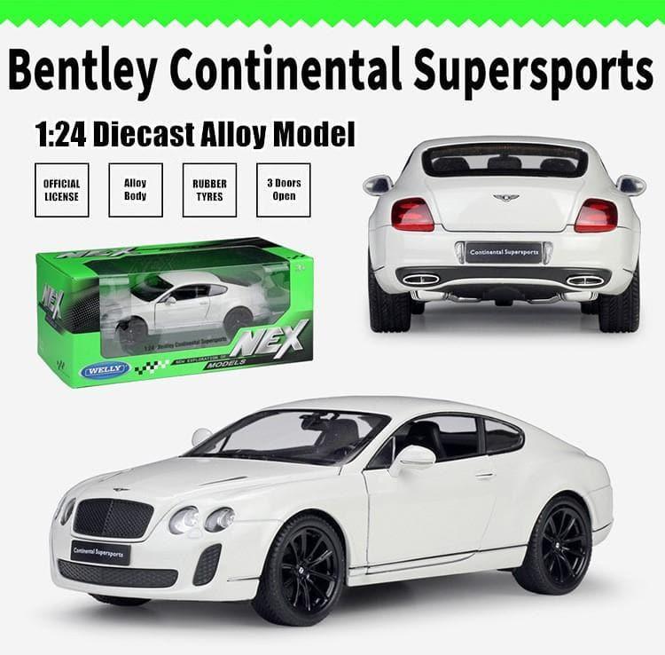 Welly - 1:24 Bentley Continental Supersports Alloy Model Car