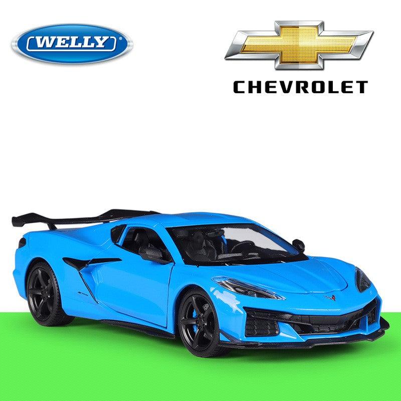 Welly - 1:24 Chevrolet Corvette Z06 2023 Alloy Model Car - inshobby.com