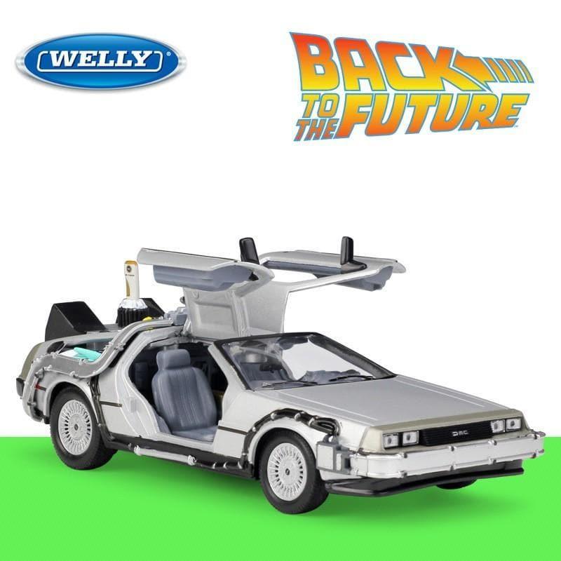 Welly - 1:24 DMC DeLorean Time Machine Alloy Model Car