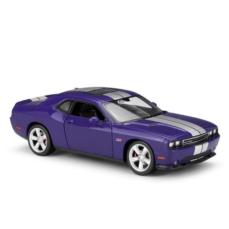 Welly - 1:24 Dodge 2012 Challenger SRT Alloy Model Car - inshobby.com
