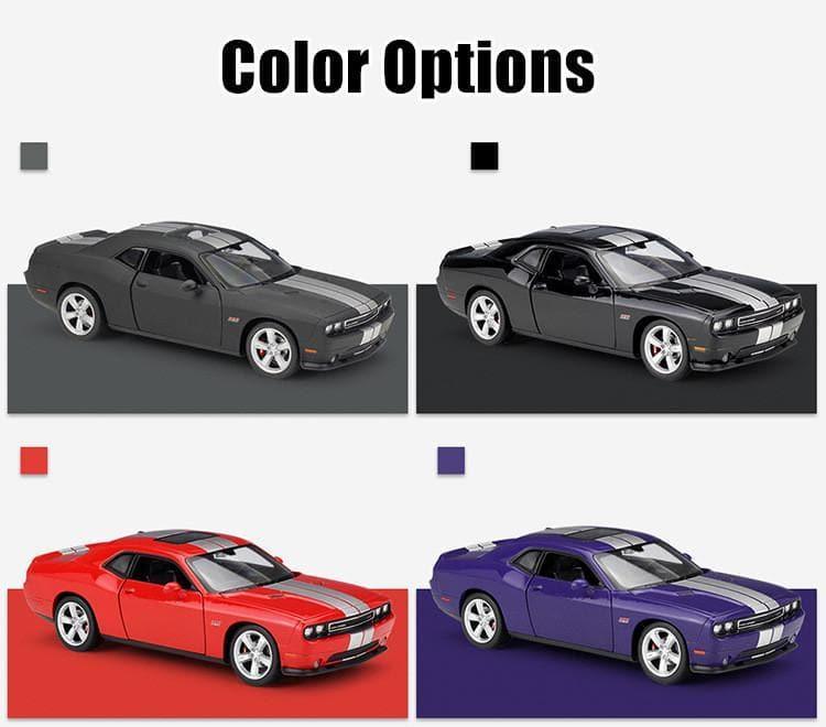 Welly - 1:24 Dodge 2012 Challenger SRT Alloy Model Car - inshobby.com