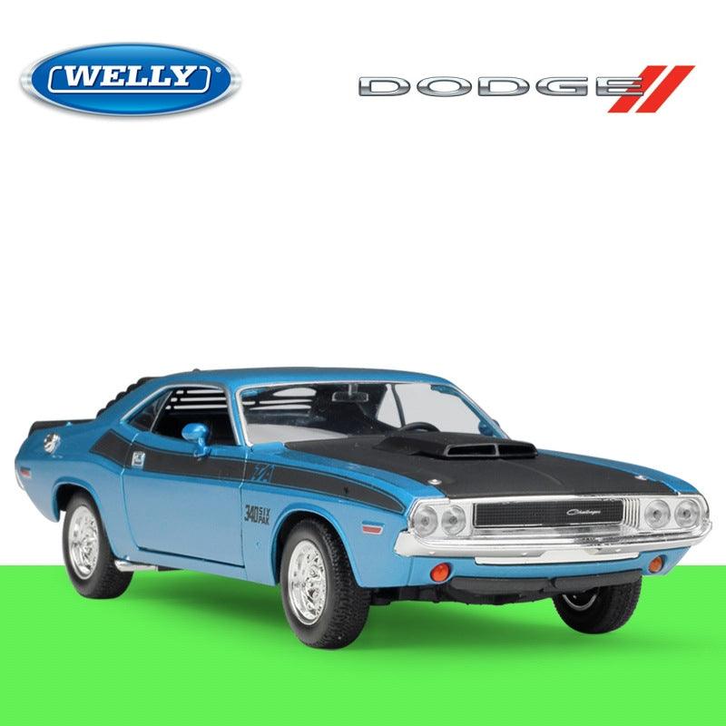 Welly - 1:24 Dodge Challenger T/A 1970 Alloy Model Car - inshobby.com