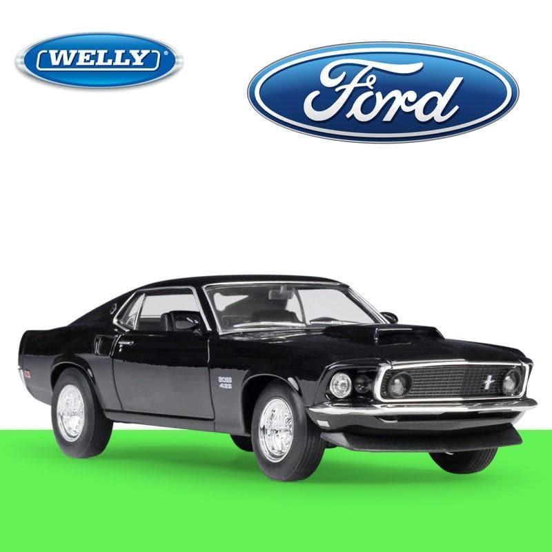 Welly - 1:24 Ford 1969 Mustang Boss 429 Alloy Model Car