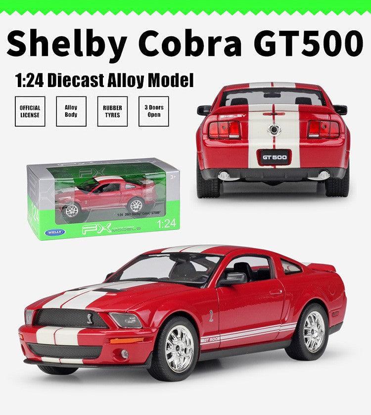 Welly - 1:24 Ford 2007 Shelby Cobra GT500 Alloy Model Car