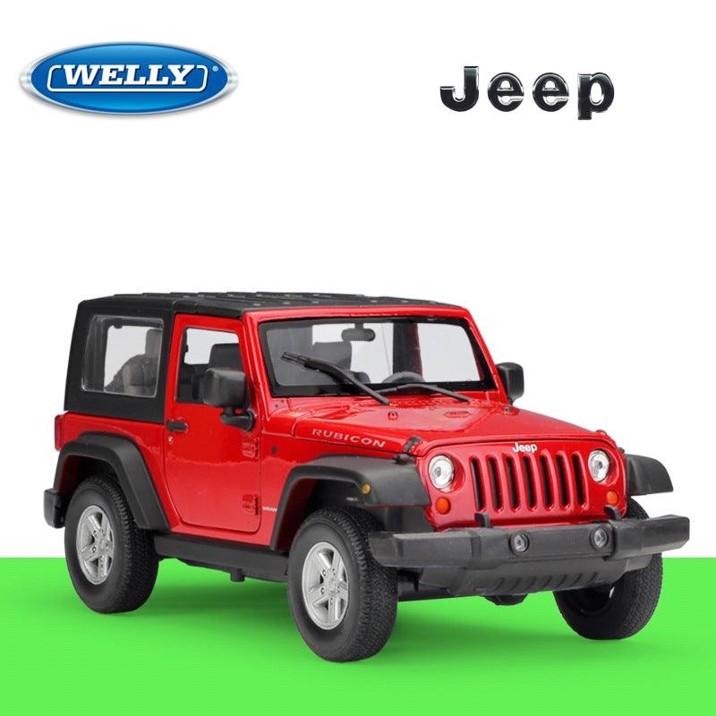 Welly - 1:24 Jeep Wrangler 2007 Alloy Model Car - inshobby.com