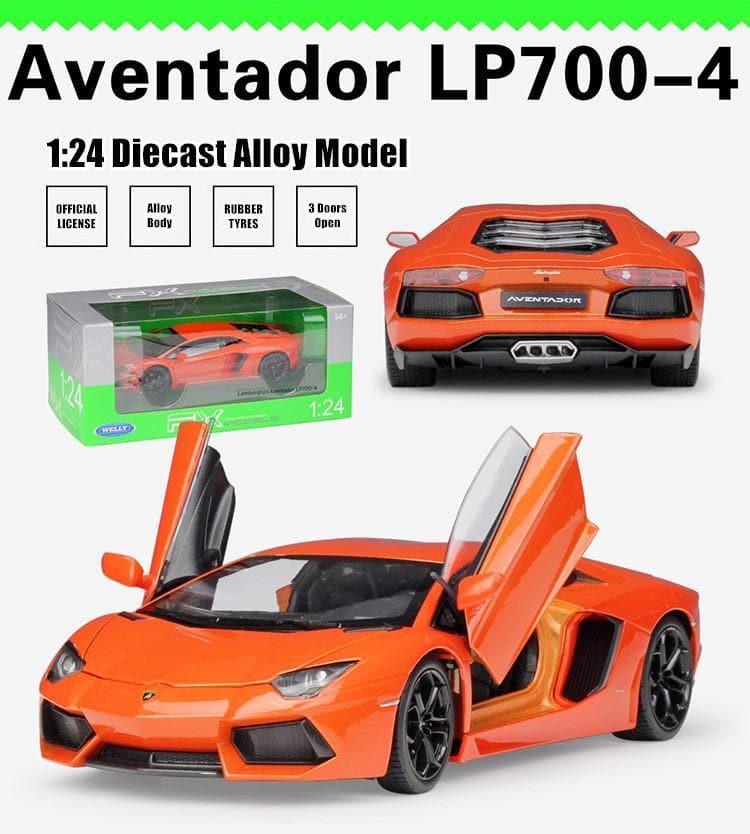 Welly - 1:24 Lamborghini Aventador LP700-4 Alloy Model Car