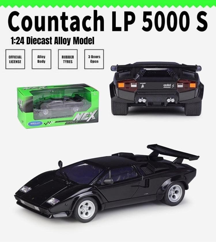 Welly - 1:24 Lamborghini Countach LP5000S Alloy Model Car - inshobby.com