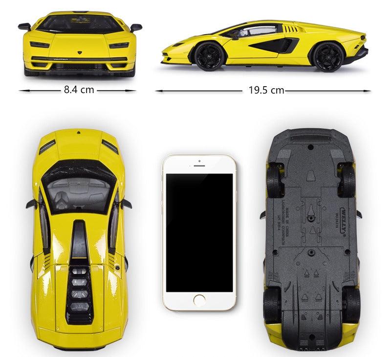 Welly - 1:24 Lamborghini Countach LPI 800-4 Alloy Model Car - inshobby.com