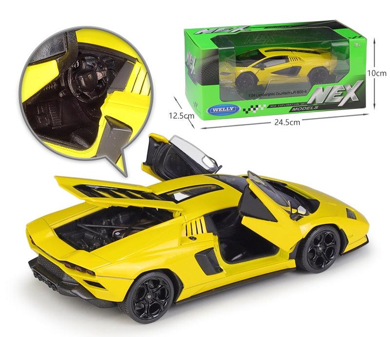Welly - 1:24 Lamborghini Countach LPI 800-4 Alloy Model Car - inshobby.com