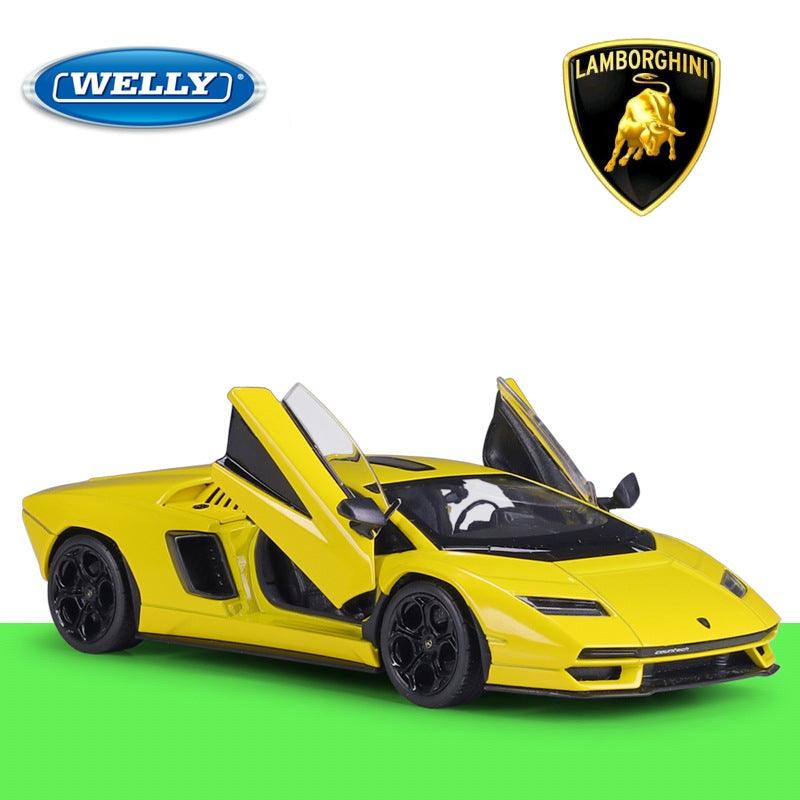 Welly - 1:24 Lamborghini Countach LPI 800-4 Alloy Model Car - inshobby.com