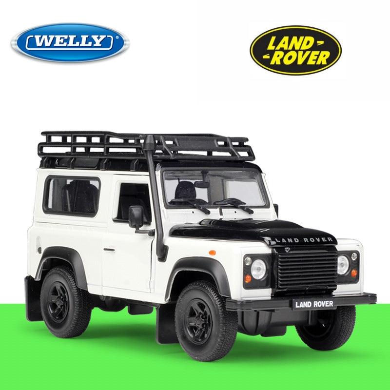 Welly - 1:24 Land Rover Range Rover Defender Alloy Model Car - inshobby.com