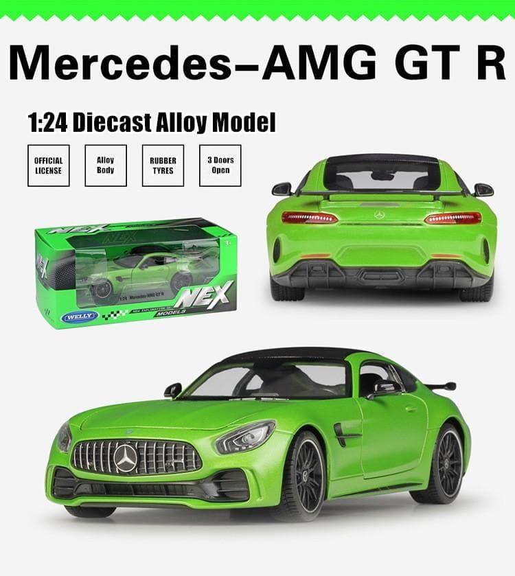 Welly - 1:24 Mercedes-AMG GT R Alloy Model Car