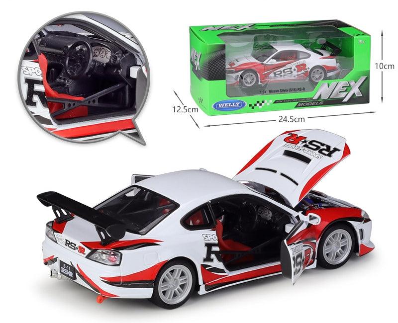Welly - 1:24 Nissan Silvia S15 RS-R Alloy Model Car - inshobby.com