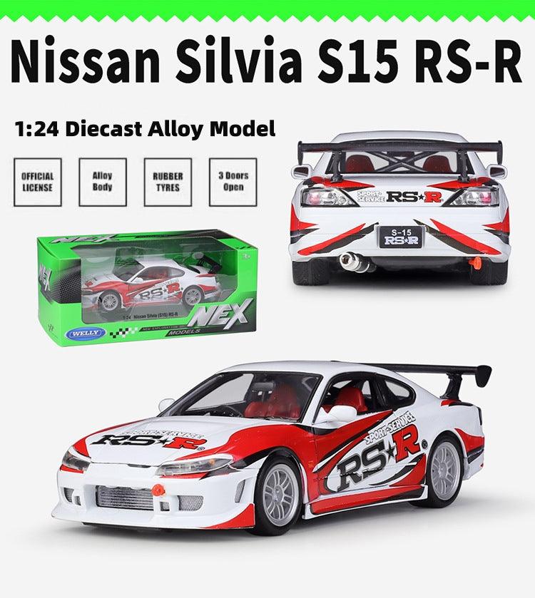 Welly - 1:24 Nissan Silvia S15 RS-R Alloy Model Car - inshobby.com