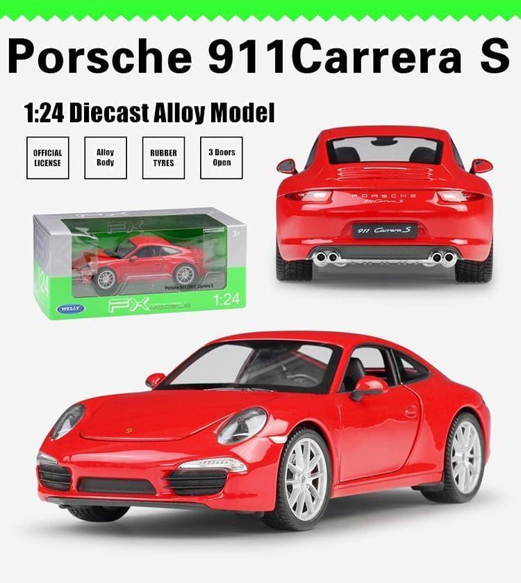 1:24 Porsche 911 Carrera S Alloy Model Car