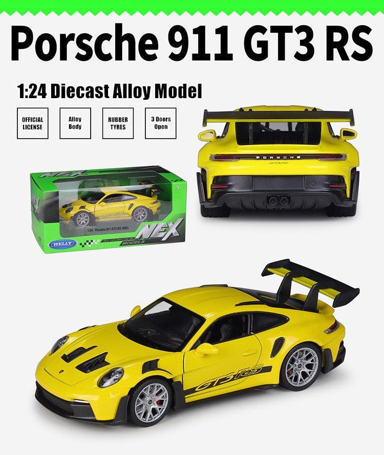 Welly - 1:24 Porsche 911 GT3 RS (992) Alloy Model Car - inshobby.com