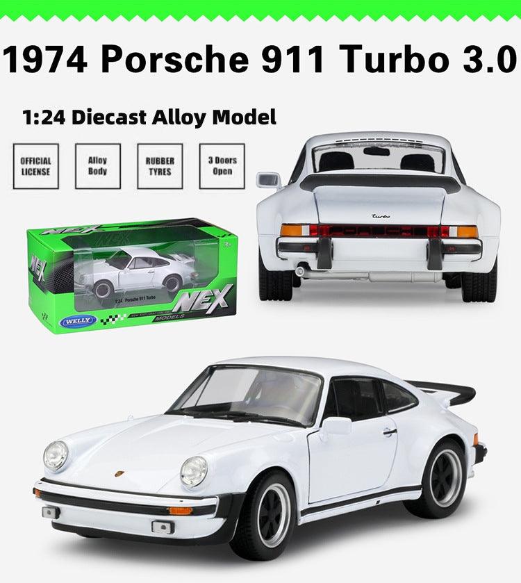 Welly - 1:24 Porsche 911 Turbo 3.0 1974 Alloy Model Car - inshobby.com