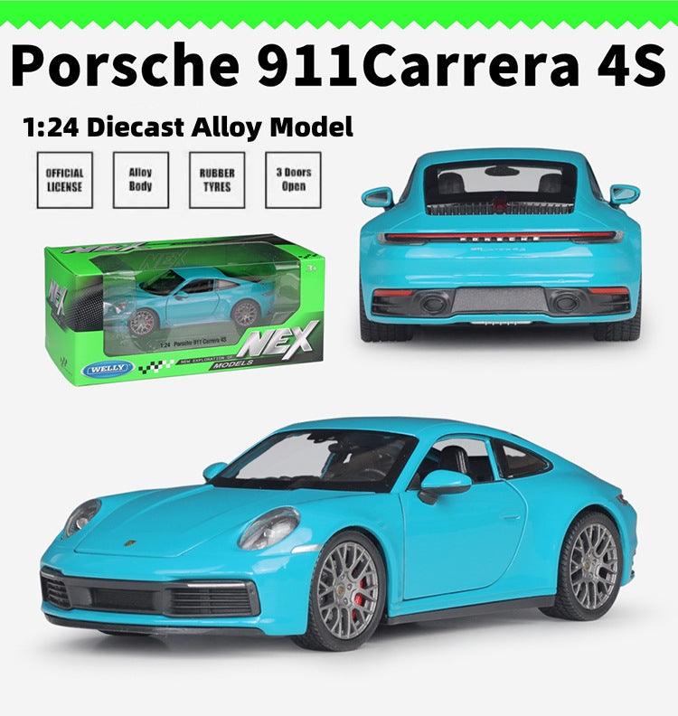 Welly - 1:24 Porsche Carrera 4S Alloy Model Car