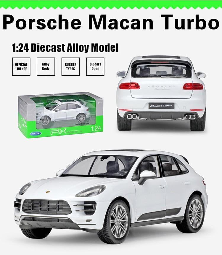 Welly - 1:24 Porsche Macan Turbo Alloy Model Car