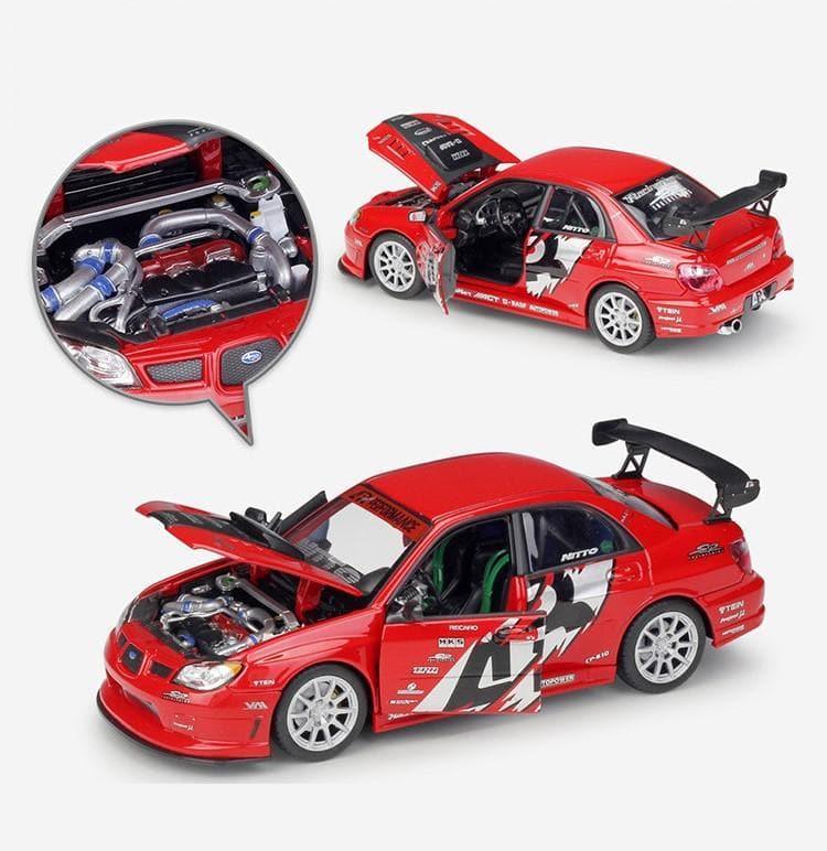 Welly - 1:24 Subaru Impreza WRX STI APR Alloy Model Car