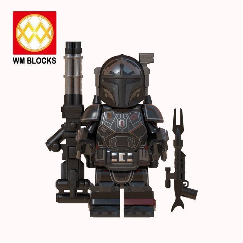 WM Blocks - Heavy Infantry Mandalorian Minifigure (Black)