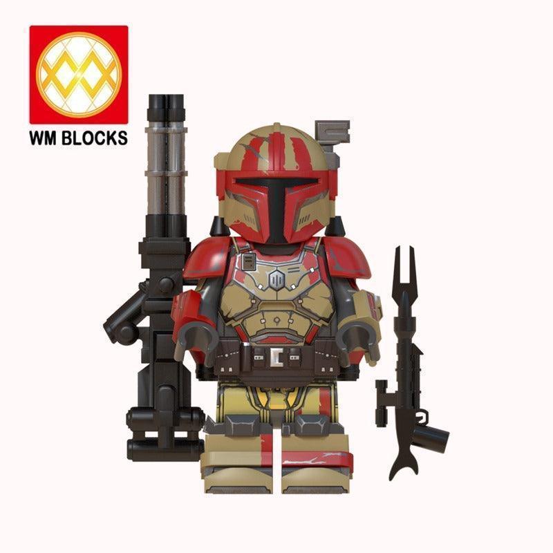 WM Blocks - Heavy Infantry Mandalorian Minifigure (Brown)