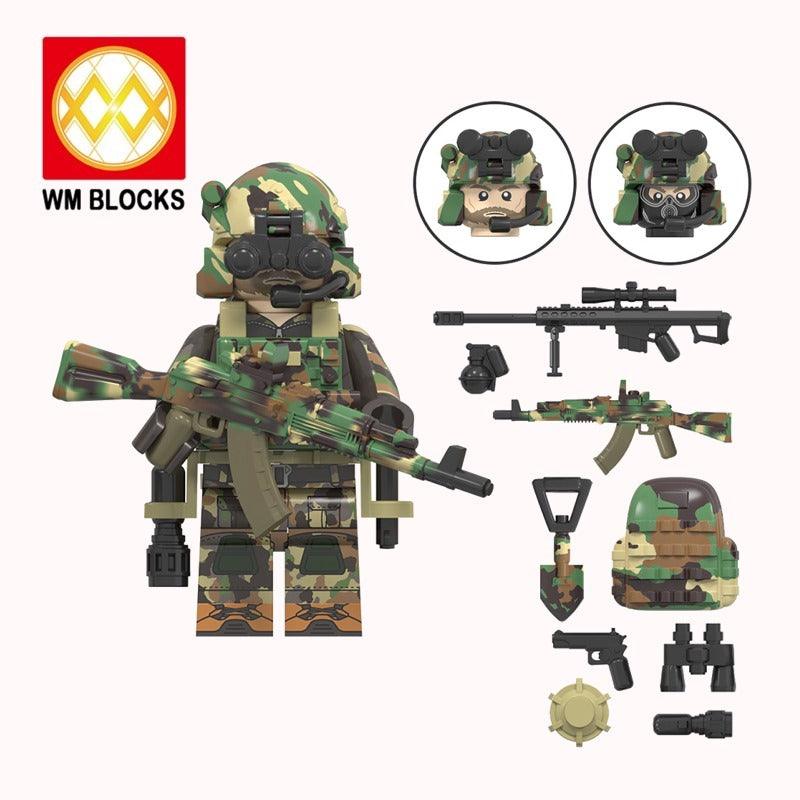 WM Blocks - Squad Team Alpha Special Forces Minifigure