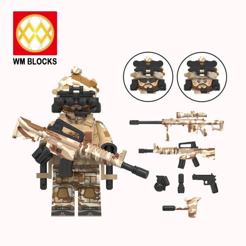 WM Blocks - Squad Team Delta Special Forces Minifigure