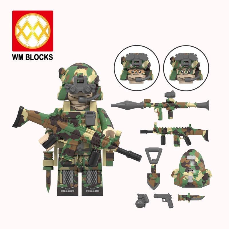 WM Blocks - Squad Team KSK Special Forces Minifigure