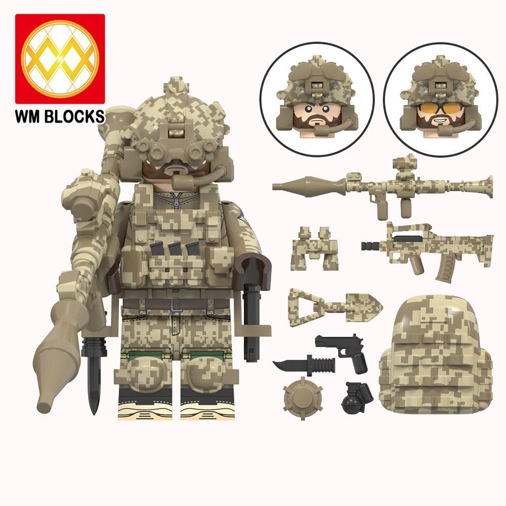 WM Blocks - Squad Team Wild Child Special Forces Minifigure