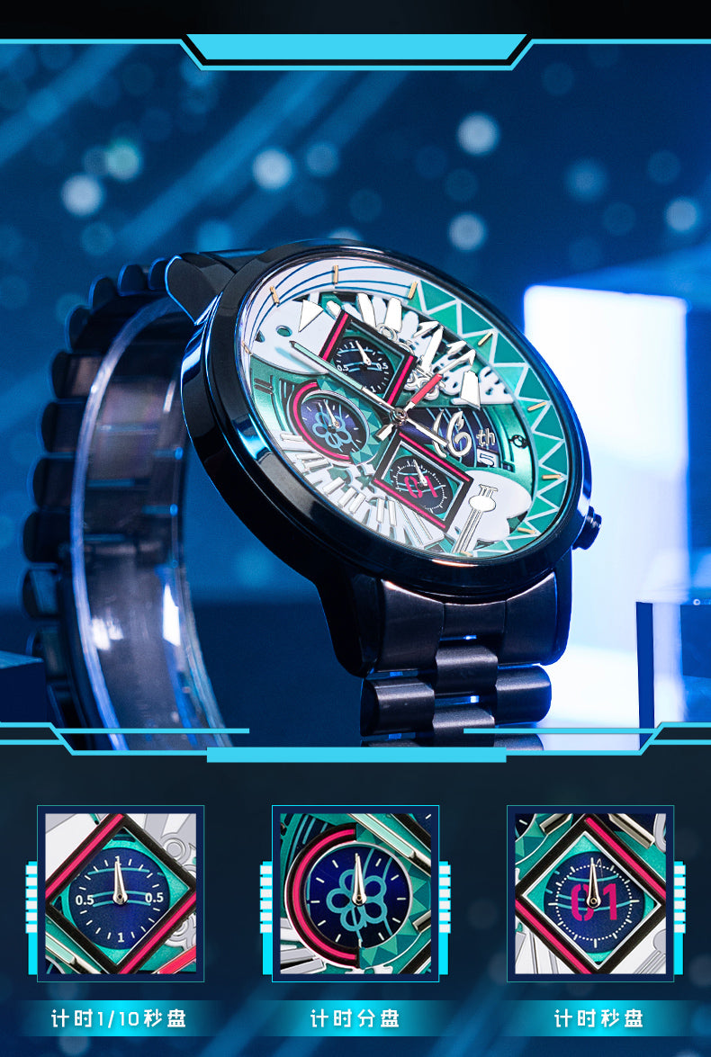 Xingyunshi - Hatsune Miku 16th Anniversary Quartz Wristwatch - inshobby.com