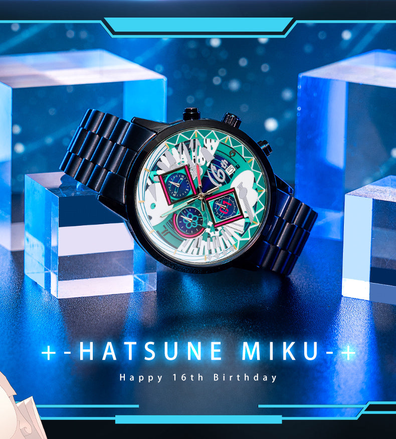 Xingyunshi - Hatsune Miku 16th Anniversary Quartz Wristwatch - inshobby.com