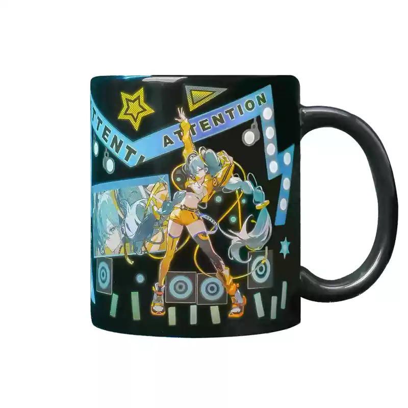 Xingyunshi - Hatsune Miku Thermo Color Change Ceramic Coffee Mug - inshobby.com