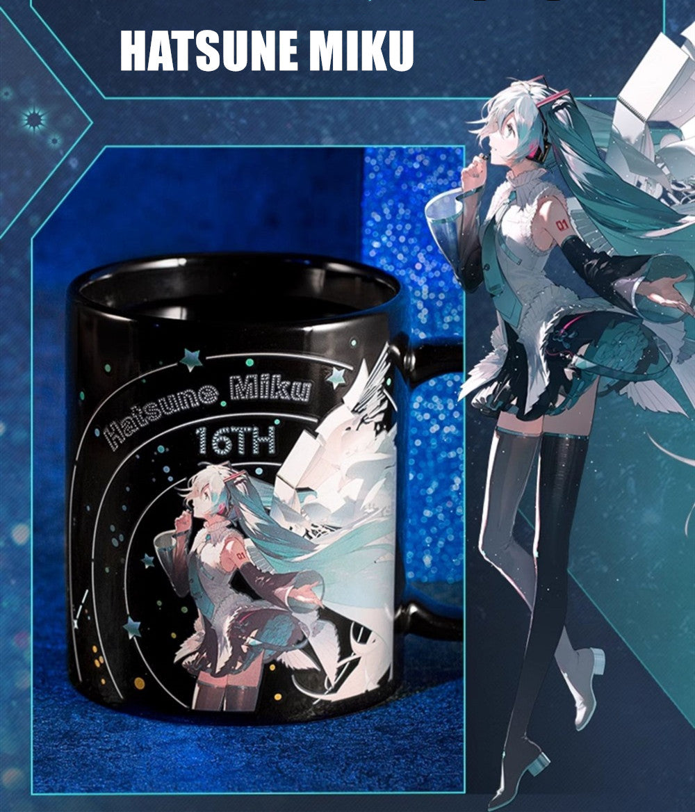 Xingyunshi - Hatsune Miku Thermo Color Change Ceramic Coffee Mug - inshobby.com