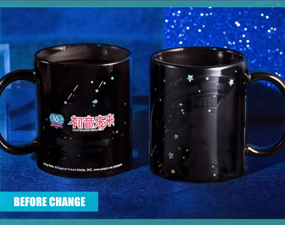 Xingyunshi - Hatsune Miku Thermo Color Change Ceramic Coffee Mug - inshobby.com