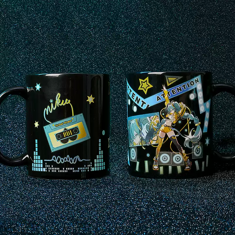 Xingyunshi - Hatsune Miku Thermo Color Change Ceramic Coffee Mug - inshobby.com