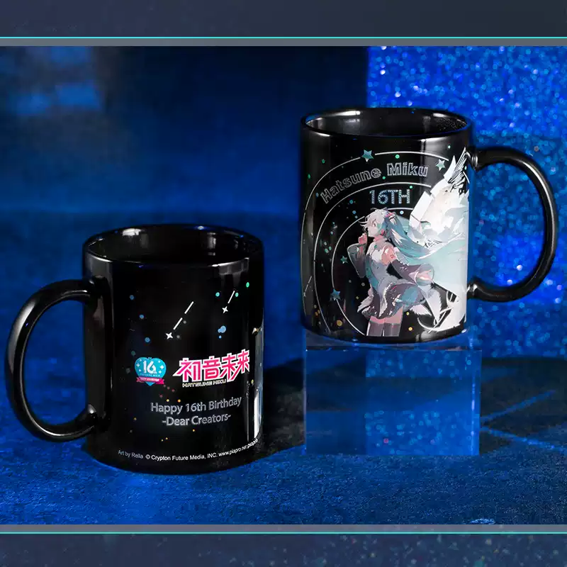 Xingyunshi - Hatsune Miku Thermo Color Change Ceramic Coffee Mug - inshobby.com