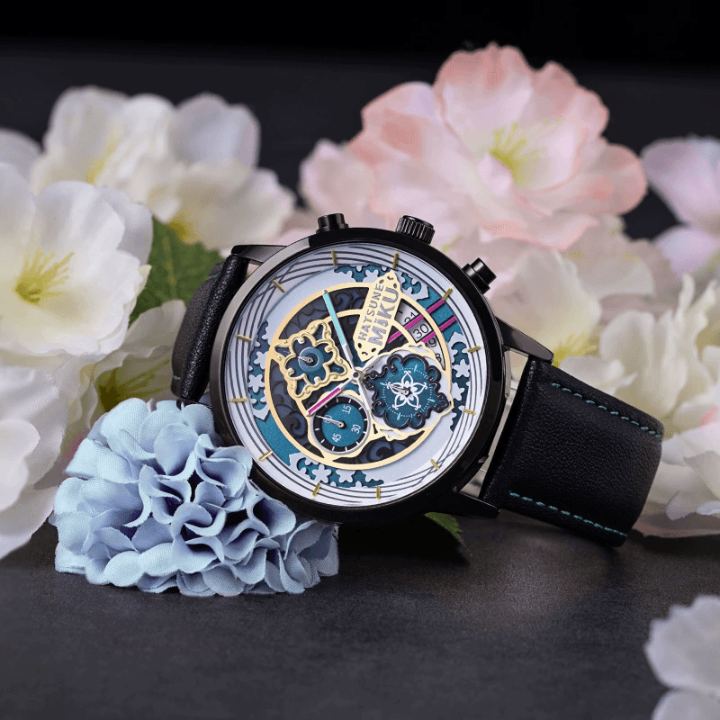 Xingyunshi - Hatsune Miku With You 5th Anniversary Quartz Wristwatch - inshobby.com