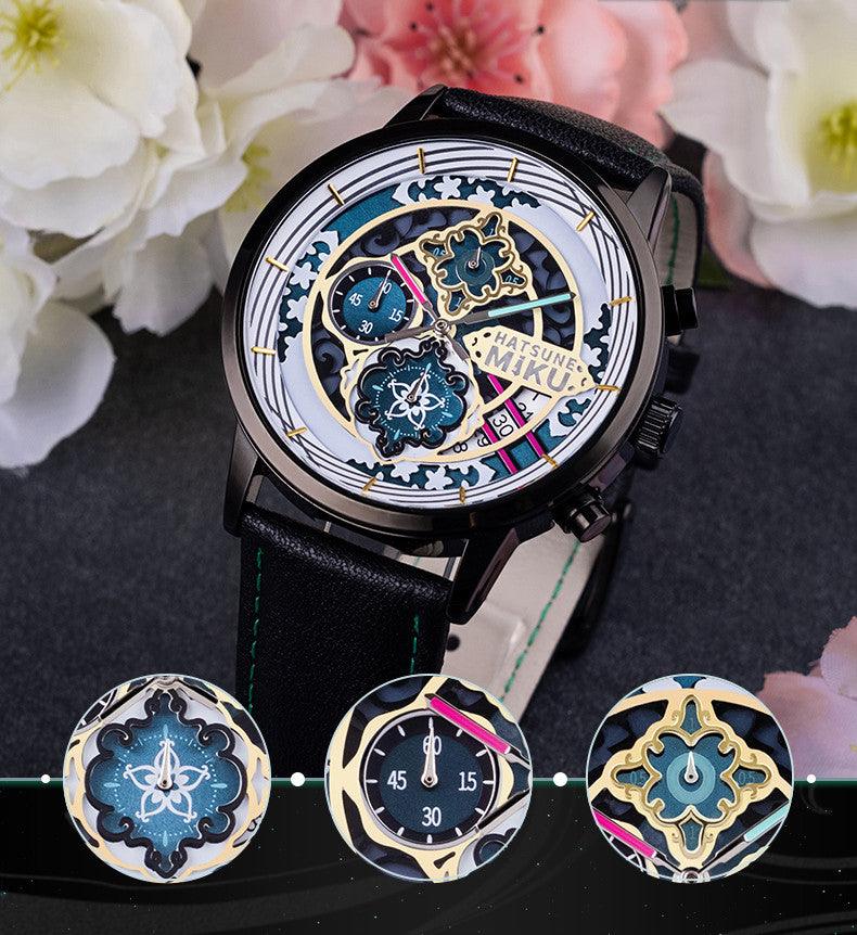 Xingyunshi - Hatsune Miku With You 5th Anniversary Quartz Wristwatch - inshobby.com