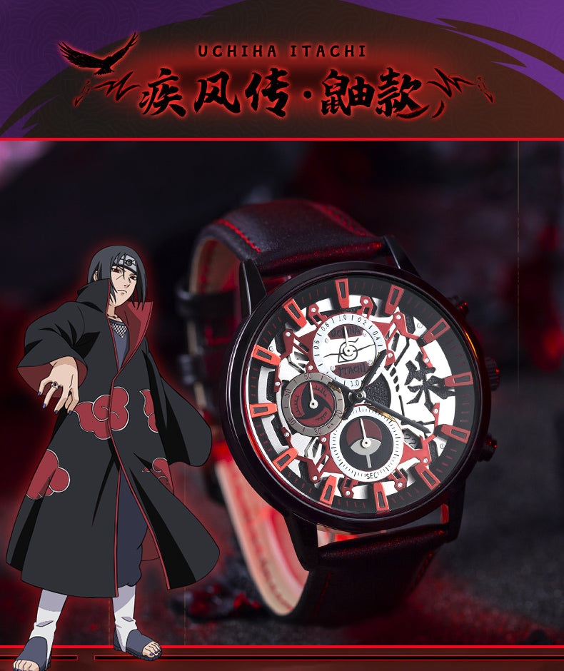 Xingyunshi - Uchiha Itachi Quartz Wristwatch - inshobby.com