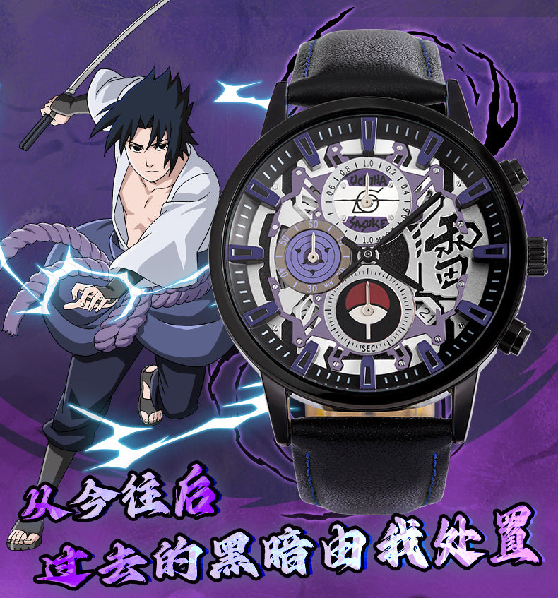Xingyunshi - Uchiha Sasuke Quartz Wristwatch - inshobby.com