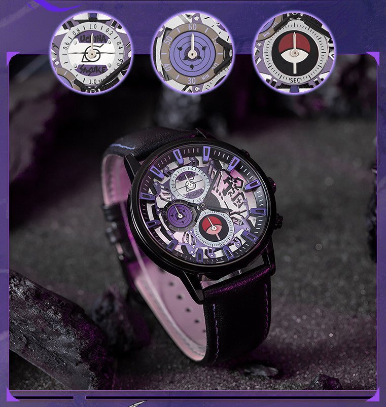 Xingyunshi - Uchiha Sasuke Quartz Wristwatch - inshobby.com
