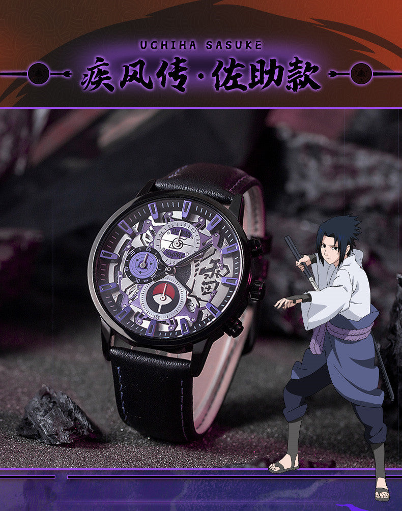 Xingyunshi - Uchiha Sasuke Quartz Wristwatch - inshobby.com