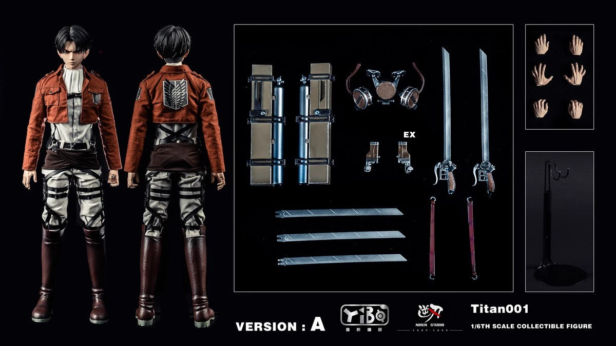 Yibo Toys - 1:6 Captain Levi Action Figure - inshobby.com