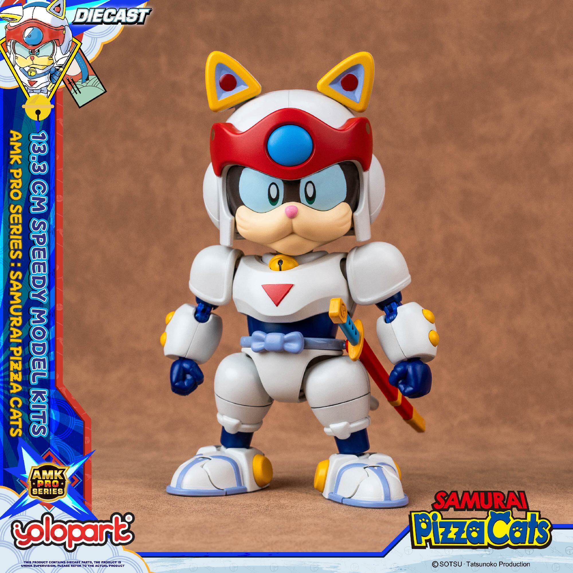 Samurai Pizza Cats Yattarou AMK Pro Series Model Kit