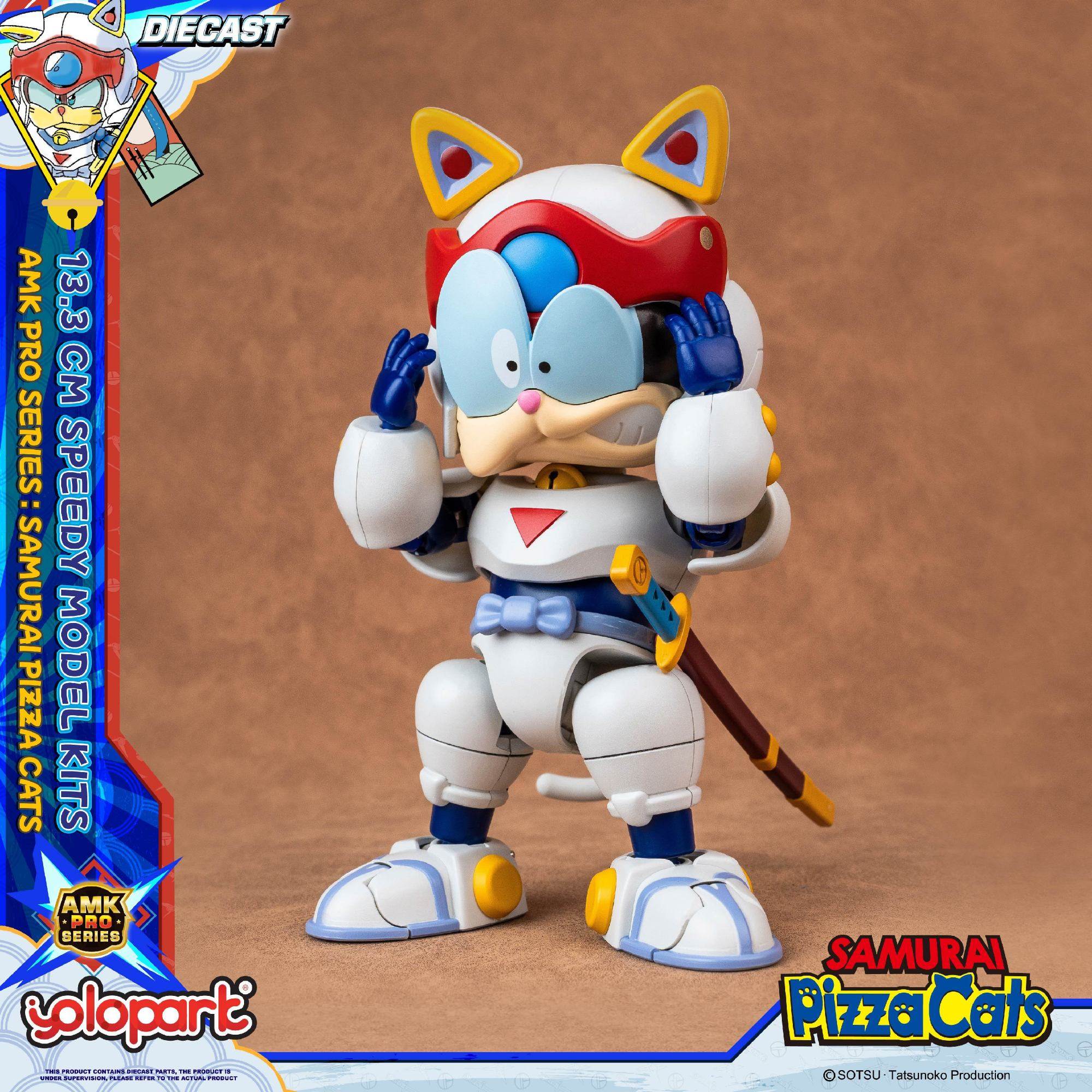 Samurai Pizza Cats Yattarou AMK Pro Series Model Kit