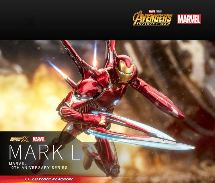 ZD Toys - 1:10 Iron Man Mark L Mk50 Deluxe Action Toy - inshobby.com
