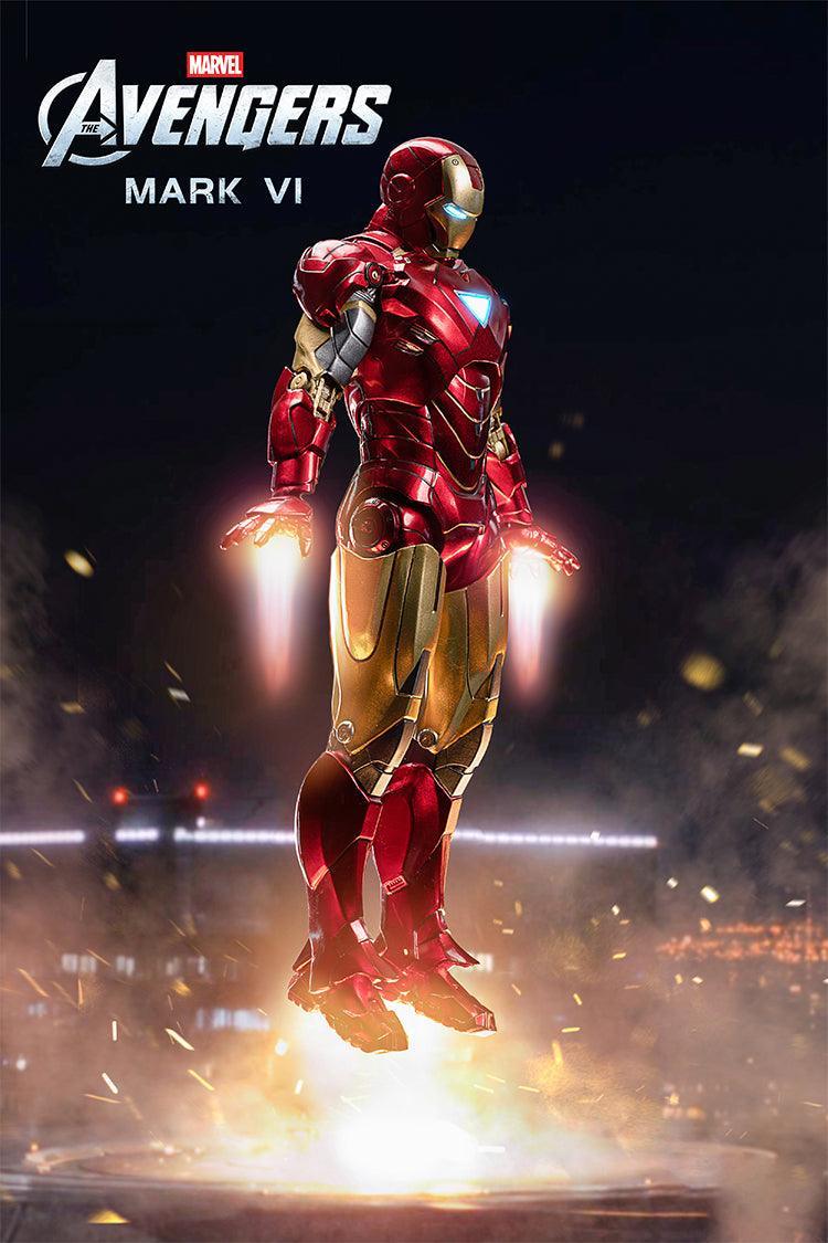1:10 Iron Man Mark VI Mk6 Action Toy