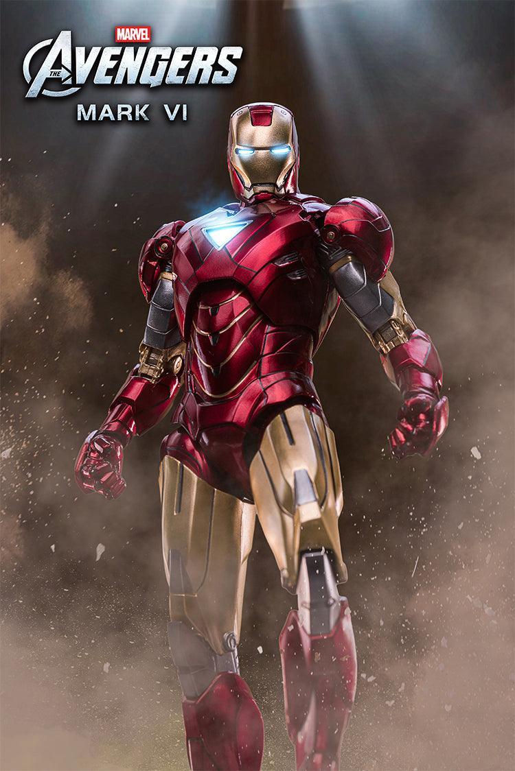 1:10 Iron Man Mark VI Mk6 Action Toy